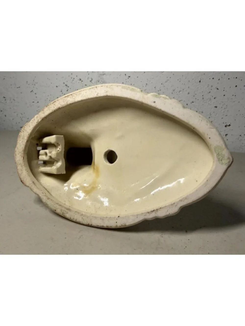 Beautiful 1930s Porcelain Art Deco Porcelier Light Sconce - 1 Floral